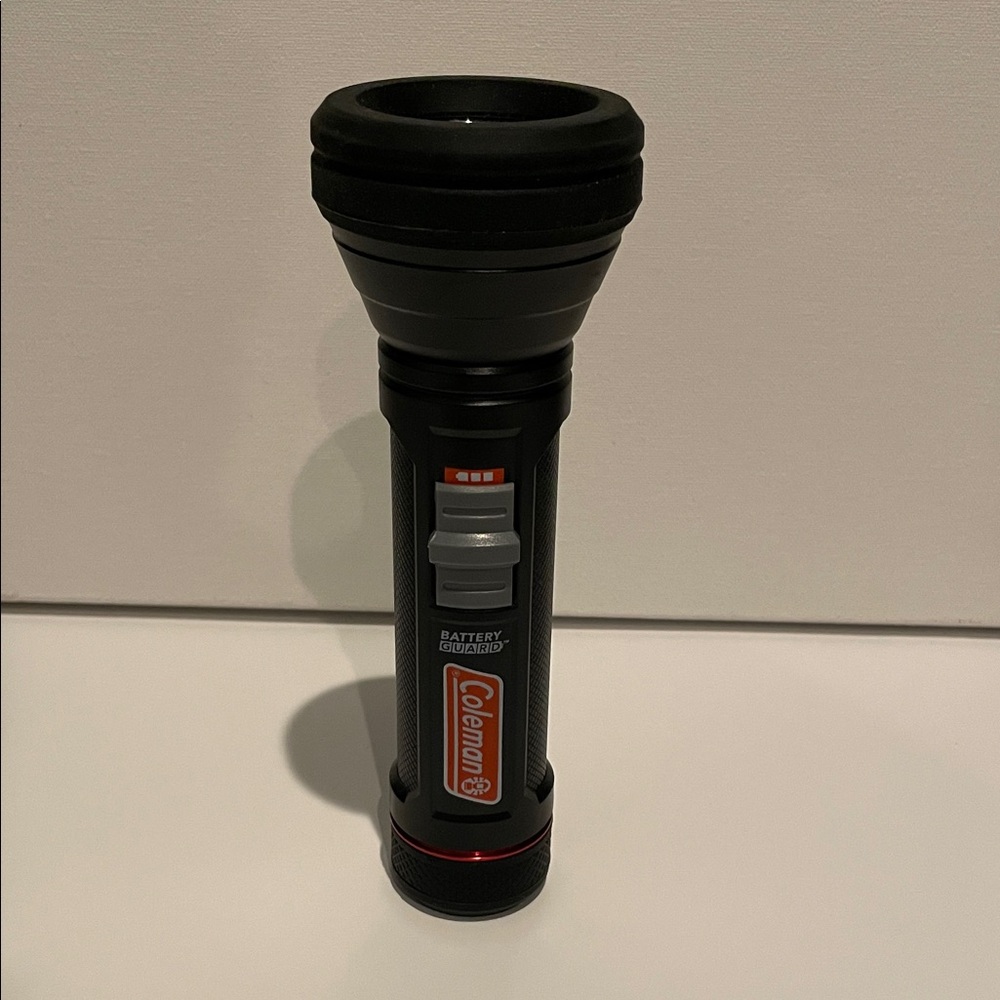 Coleman Black and Red Flashlight